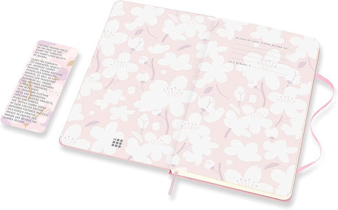 Moleskine Limited Edition Sakura Notebook, Hard Cover, Large (5" x 8.25"), Ruled/Lined, Graphic 1, 240 Pages...