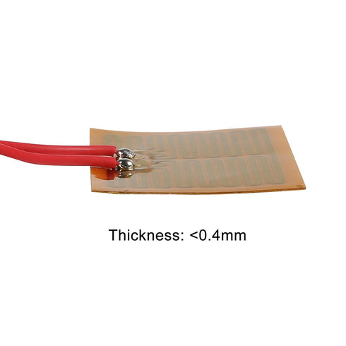 15pcs 30mmx40mm Film Heater Plate Adhesive Pad, PI Heating Elements Film 5V 1W Strip Heater Adhesive Polyimide Heater Plate (5V 1W 30mmx40mm)...