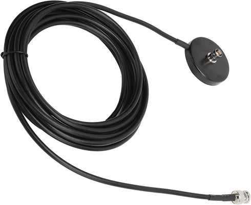 Magnetic Antenna Bnc Bnc Antenna Bracket PVC Antenna Wt60 Magnetic Mount Base with Bnc Female Bnc Male Cable for Handheld Antenna...