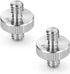 SMALLRIG 1/4" to 1/4" Male Threaded Screw Adapter Double Head Stud for Camera Cage Monitor LED Microphone, Pack of 2-828...