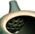 Porcelain Teapot, 12oz Tea Pot Small Teapots Chinese Tradition Ice Crack Glaze Ceramic Tea kettle (Green)...