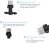 Plastic Mist Misting Nozzle Sprinkler Tee Joints for Misting Watering Plant Flower Cooling System Home Garden Irrigation, 20pcs...