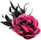 Flower Brooch Pin Silks Wonderful Rose Camellia Feather Charm Fashion Beautiful Created Clip Hair Flowers Brooches Accessories Idea for Party Danc...