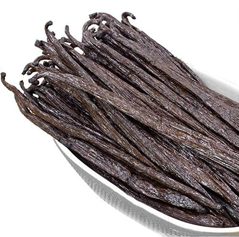 10 Madagascar Vanilla Beans Grade A Whole Vanilla Pods for Vanilla Extract and Baking...