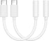 Lezaface USB-C to 3.5mm Female Headphone Jack Adapter, 2Pack, Compatible with iPhone 15/15 Plus/15 Pro/15 Pro Max......