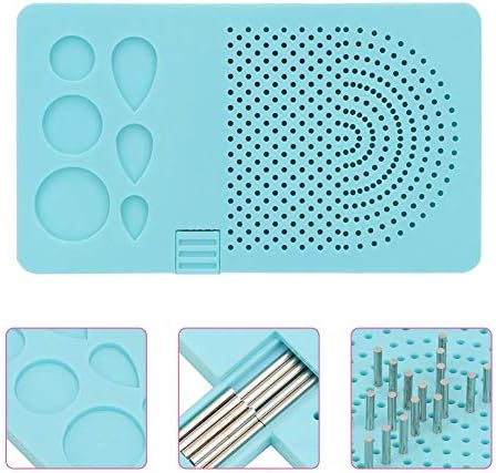 Guide Quilling Board, 6.1x3.6inch Quilling Tool Quil Board with Pins Storage Box, 20 Roots Needle Plate DIY Grid Tool for Paper Crafting...