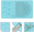 Guide Quilling Board, 6.1x3.6inch Quilling Tool Quil Board with Pins Storage Box, 20 Roots Needle Plate DIY Grid Tool for Paper Crafting...