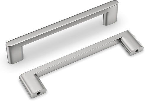 homdiy 5 Pack Brushed Nickel Cabinet Pulls 5 inch Hole Center Nickel Kitchen Cabinet Pulls Drawer Handles for Dresser Cupboard Living Room...