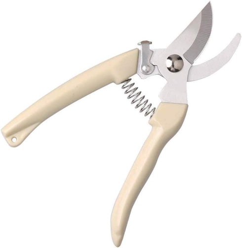 3CR13 Garden Shears farmer florist Pruner For garden picking fruit pruning regenerated branches, secateurs, white...