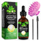 Jamaican Black Castor Oil for Hair Growth, Pure Cold Pressed Castor Oil w/Hair Scalp Massager, Skin Care,Nourish the Scalp,Dry Skin Relief Body Oi...