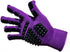 Pet Grooming Glove - Gentle Bathing & Deshedding Brush Glove for Long & Short Hair Dogs, Cats, Rabbits, Horses - Easy to Use Dog Washing Gloves - ...