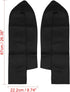 X AUTOHAUX Pair Synthetic Leather Car Front Door Panels Armrest Cover Black for Honda CR-V 07-12...