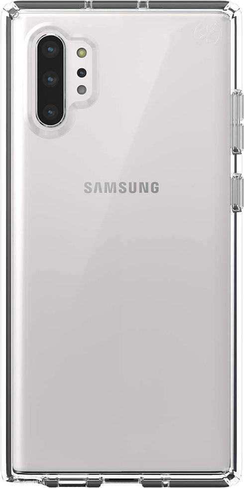 Speck Presidio Stay Clear Samsung Galaxy Note 10+ (PC), IMPACTIUM, Slim Fit, Case, Clear/Clear...