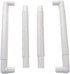 11 X 11" Plastic Cross Stitch Frame Square Embroidery Hoop White DIY Sewing Tools Sewing Hoop Handhold Craft Clip Embroidery Snap Frame Hoop for C...