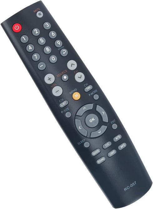 RC-057 Replace Remote Control fit for Coby TV TFTV1925 TFTV2425 TFTV1525 TFTV2225 TFTV3225 TFTV3227 TFTV3229 TFTV4025 TFTV4028 LEDTV1926 LEDTV3226...