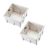 uxcell Wall Switch Box Electrical Outlet Flush Mount 86 Type Single Gang White 2pcs...