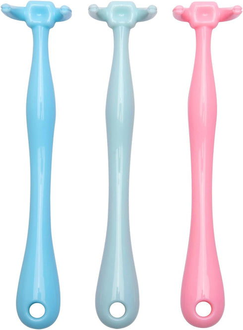 Design Reusable Dental Floss Holder 3 Counts Interdental Cleaning Brush Tooth Handle floas Picks for Adults and Kids Compatible with ORAL-B Glide ...