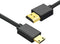 Seadream Mini HDMI to HDMI Cable,High Speed 4K 60Hz Ultra-Thin HDMI Male to Mini HDMI Male Support 4K Ultra HD, 1080p, 3D,for Projector, Monitor, ...