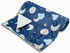 Baby Blankets for Unisex Boys Girls, Super Soft Nursery Minky Blankets, 30 x 40 inch Outer Space Printed Bed Throws Newborn (Night Sky)...