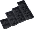 XDA Convex Spacebar Off White Black 1.25u 2u 2.25u 2.75u for Wings SP64 SP84 Arisu Alice Wings GK64x GK61x GK68x (Black)...