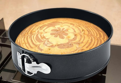 Tellshun 9 Inch Springform Pan Baking Mold Round Leakproof Nonstick Removable Bottom Bakeware for Cake, Cheesecakes, Pizza, and Quiches (1, 9 Inch...