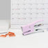 Purple Plier Stapler with #10 Staples Set, Cute Manual Stapler with 1000 No.10 Rose Gold Staples for Office and Home Desk Accessories Supplies (Pu...