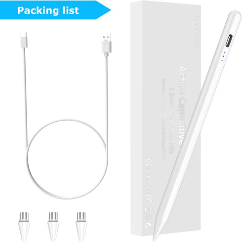 Stylus Pen for iOS&Android Touch Screens, Universal Stylus Pen for iPhone/Samsung, Smart Digital Stylus Pens for Lenovo/Huawei/Vivo/Mi and Other T...