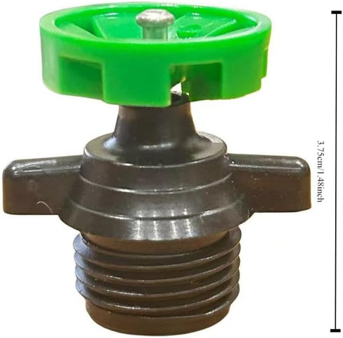 1/2Inch Automatic Rotating Sprinkler Heads Micro Sprinkler 360 Degree Rotation for Garden Irrigation (Orange 10pcs)...