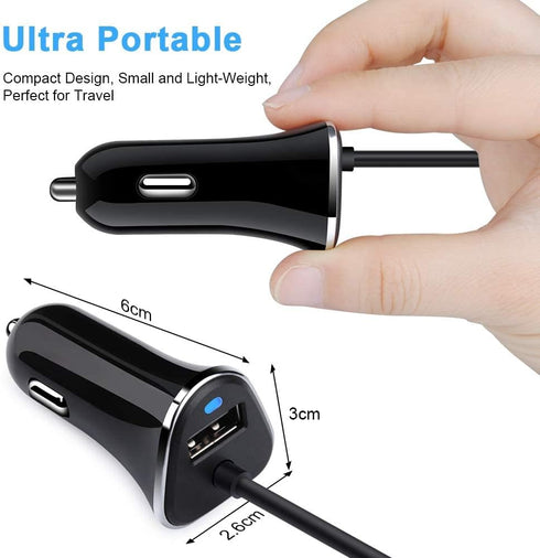 3.4A Fast Charging Car Adapter for Samsung Galaxy A23 5G A14 A13 5G S21 FE S23 Z Fold 4 A04S S22 A03s A52 A32 S20 Note 21,Google Pixel 7 Pro 6a,Mo...