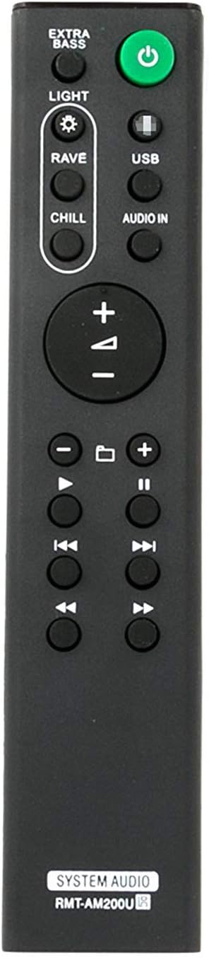 ALLIMITY RMT-AM200U Replaced Remote Control Fit for Sony Home Audio System GTK-XB7...