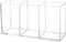 Cerpourt Clear Makeup Brush Organizer,Acrylic Cosmetic Brushes Storage Holder with 3 Slots,Pencil Pen Holder for Desk,Desk Organizer and Accessori...