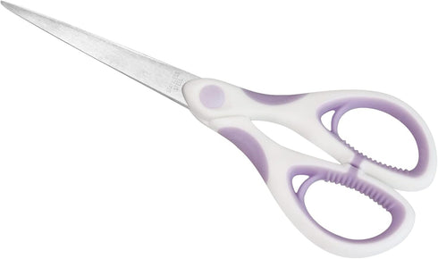 Multipurpose Stainless Steel Scissors 6.7" Purple Sharp Shears Comfort-Grip Scissors for Fabric Craft Office Supplies (Purple)...