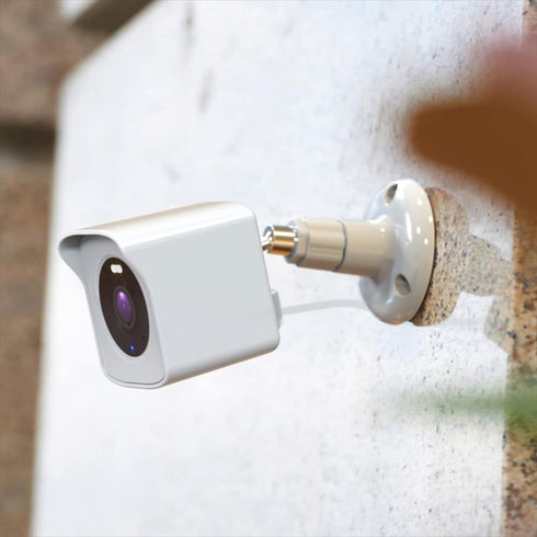 Wall Mount for Wyze Cam OG & Wyze Cam OG Telephoto, Weatherproof Protective Cover and 360 Degree Adjustable Wall Mount Bracket for Wyze Indoor Out...