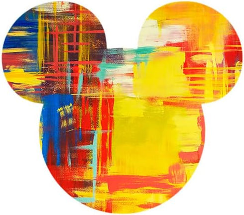 Unfinished Baltic Birch Wood for Crafts - Mickey Mouse Ears Laser Cut Out Wood Shape Craft Supply - Various Size from 2 - 20 Inch, 1/8 Inch Thichn...