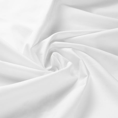 2 Yard White Cotton Fabric by The Yard 57 Inch Wide 125 GSM Light Weight Broadcloth...