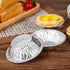 250 Pcs Disposable Egg Tart Tins Molds Silver Aluminum Tin Foil Mini Pie Tins Pans Cake Tart Holder Cupcake Cookie Circular Egg Tart Mold Cups for...