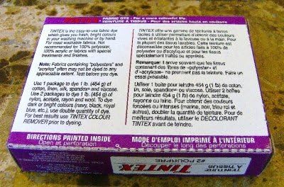 Lot of 1 Tintex Brand Purple Fabric Dye 2...