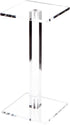 Plymor Clear Acrylic Square Barbell Pedestal Display Riser, 8.5" H x 4" W x 4" D (1/4" thick)...