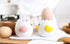 LuoCoCo Cute Egg Separator, Ceramics Vomiting Chicken Egg Yolk White Separator, Practical Household Small Egg Filter Splitter, Kitchen Gadget Baki...