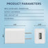 Wall Charger Cube 5V1A USB Power Supply Charging Block Universal Wall Plug Brick Portable Travel Fast Charger Power Adapter for iPhone, Samsung Ga...