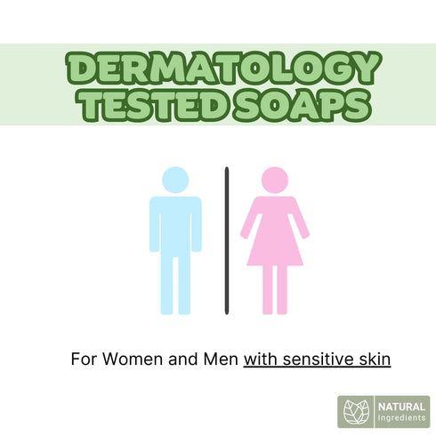 Hypoallergenic Organic Bar Soap - Men & Women with Sensitive Skin - Natural Ingredients with Chamomile Pure Oil, Fragrance-Free, Vegan, No SLS - 3...