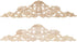TOPINCN 50x12cm Wood Carving Applique European DIY Decoration for Home Furniture Courtyard Window Mirror...