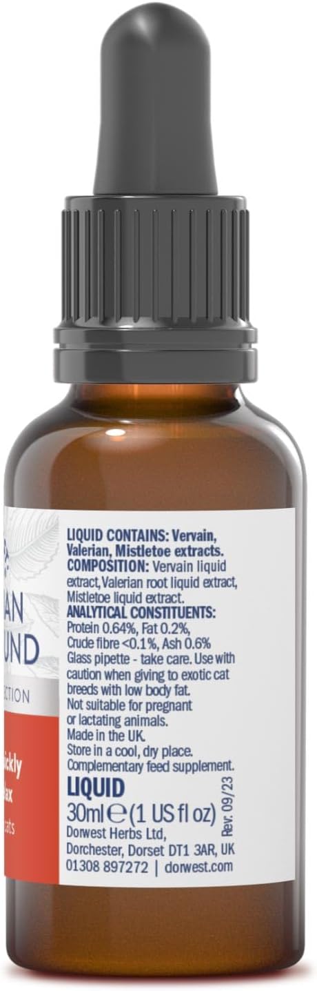 Organic Valerian Compound for Dogs and Cats 30 ml...