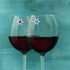 Crystal Snowflake Magnetic Wine Glass Charms & Markers for Christmas or Holiday Parties and Gifts- Set of 8...
