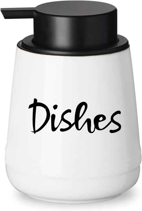 LEETOYI Bathroom Countertop Dispensers Modern Ceramic Soap Lotion Dispenser Bottles, Hand Soap Dispenser for Bathroom, Dish Soap Dispenser for Kit...