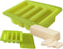butter molds Large 4 Cavities Silicone butter mold Pudding & Jello Shot Mold butter stick molds,Cheesecake, butter mold with lid Product Dimension...