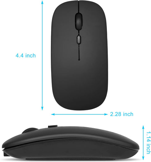 UrbanX Bluetooth Rechargeable Mouse for Dell XPS 9300 Laptop Bluetooth Wireless Mouse Designed for Laptop/PC/Mac/iPad pro/Computer/Tablet/Android ...