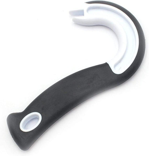 Easy Open Ring Pull Can Opener, Ergonomic Can Ring-Pull Helper J Shape Ring Pull Can Opener Ring Hook Pulling Jar Opener Manual Ring-Pull Cans Lid...