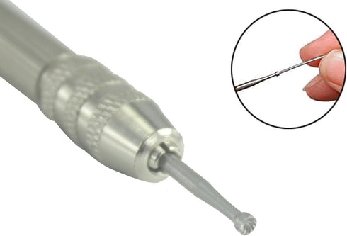 Luo ke 2 Pcs Round Cup Burr, 3/32'' Shank Wire Rounder Burs with Hand Drill Wire Twisting Tools (1.2mm + 1.8mm)...
