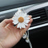 Daisy Car Hanging Ornaments for Women Girls Cute Sunflower Car Rear View Mirror Hanging Charms Automotive Interior Aesthetic Decoration Accessorie...